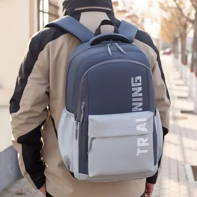 Casual Backpack, Lightweight, Multi-Layer, Large Capacity - 3
