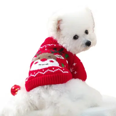 PETCIRCLE Noel Haustierkleidung Herbst- und Winterkleidung 2025 Katzen- und Hundekleidung Katzen-Halloween-Pullover-Kollektion