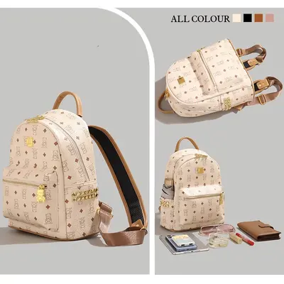 Cute Bear Backpack, Large Capacity School Bag - 4