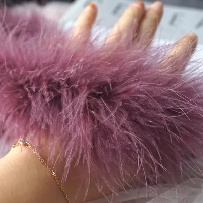 Tam boy peluş hindi tüyü, dekoratif tüy şeritleri, kedi oyuncağı için