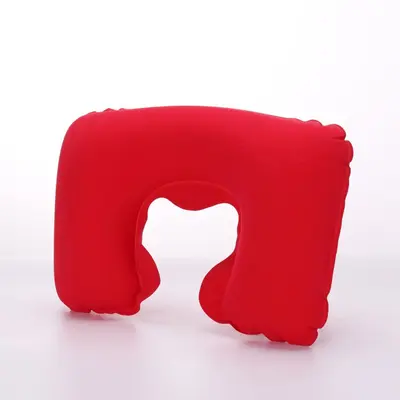 PVC Kadife Şişirilebilir U Şeklinde Yastık Boyun Yastığı Seyahat U Şeklinde Yastık Yaşlık Havacılık Yastığı Uçak Yastığı Seyahat Yastığı Şişirilebilir Boyun Yastığı - 10