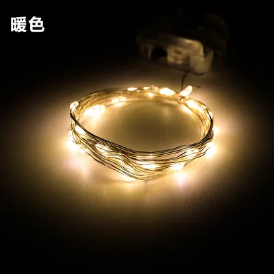 USB Copper Wire LED String Light with Battery Box for Christmas Decoration