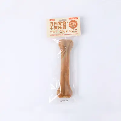Pressed Cowhide Dog Chew Bone, Dental Cleaning Durable Treat - 13