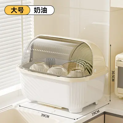 Kitchen storage container, large capacity, dustproof lid - 11