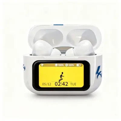 2026 kabellose Bluetooth-Kopfhörer Huaqiangbei In-Ear-Stil intelligenter farbiger Touchscreen A9Pro Noise-Cancelling-Kopfhörer mit ultra-langer Akkulaufzeit