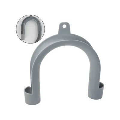 Wandhalter für Waschmaschinen-Abflussschlauch mit U-Halterung