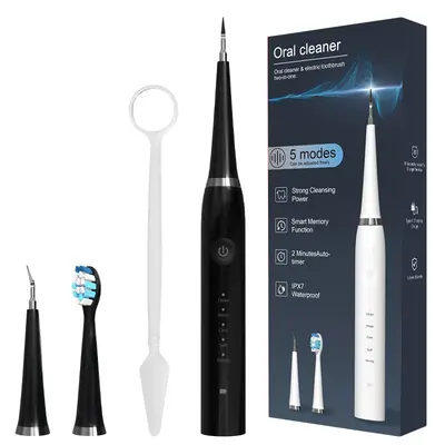 Ultraschall-Zahnreiniger, 2-in-1, elektrische Bürstenfunktion - 10