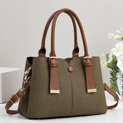 Women's Small Square Single Shoulder Crossbody Bag, Solid Colour, 2026 - 3