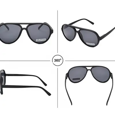 Cross-Border Custom Sunglasses Dual-Beam Sunglasses Cross-Border Fashion Outdoor Sports Glasses TAC Polarized Sunglasses