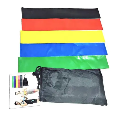 5-teiliges Naturkautschuk Widerstandsbänder Set