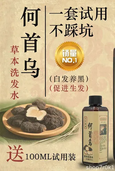 Silikonfreies Shampoo mit Fo-Ti, Ingwer und Ginseng - 12
