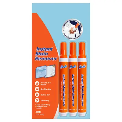 [Dropshipping] No-wash stain remover pen for white clothes, removes oil stains, hot pot, barbecue, blood stains, jam, and mid-stain residue from dry cleaning agents.