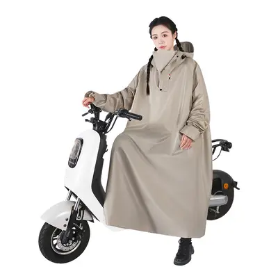 Elektrikli araç yağmurluk kollu uzun model - 6