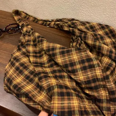 Retro Plaid Canvas Backpack for Women, Large Capacity, 2025 Model