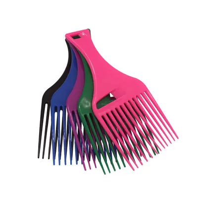 632 factory direct supply oil head comb professional styling collection hair fork comb large back head aircraft header placement comb export model - 7