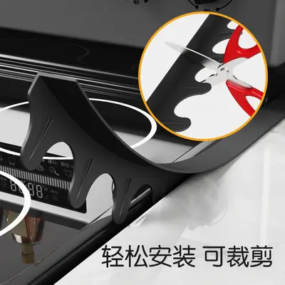 Silicone Stove and Countertop Gap Strip with Gap Protector Pad - 4