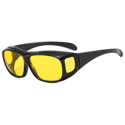 Multifunctional Day-Night Safety Glasses with Cycling Frame and Night Vision Overlay - 11