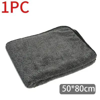 Ultra-Fine Microfiber Car Wash Towel, Thick, Absorbent, Lint-Free