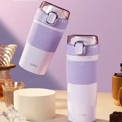 Thermobecher aus 316er Edelstahl mit Deckel, Auto-Kaffeebecher - 7
