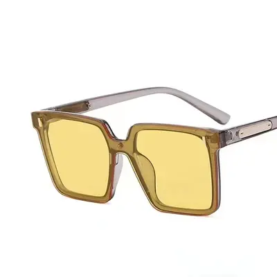 Women's Sunglasses Round Frame Large Korean Style UV-Protection - 7