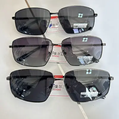 Yeni yüksek çözünürlüklü polarize güneş gözlüğü, modaya uygun kare çerçeve, kişiselleştirilmiş çift kirişli güneş gözlüğü, gündelik sürüş, klasik retro kurbağa gözlük