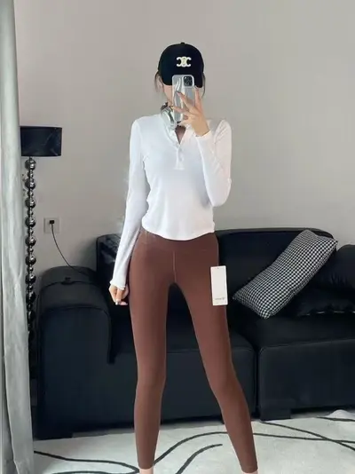 lulu 原标Align女士运动高腰紧身裤提臀训练健身跑步裸感瑜伽裤子