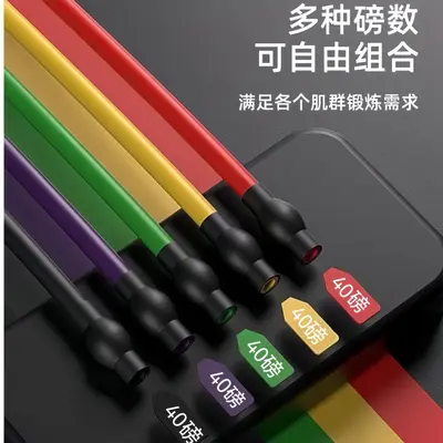 11-Piece Resistance Band Set, Chest Expander, Adjustable - 5