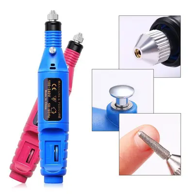 Taşınabilir Mini Elektrikli Tırnak Işleme Makinesi Kalem Tipi Zımpara Makinesi Tırnak Güzellik Cilalama Tırnak Aşındırma Aracı AliExpress Özel Ürün
