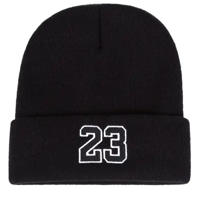 23 Embroidered Knit Hat, Western Cross-Border Hot-Selling Warm Pullover Wool Hat, Acrylic Plain Beanie Hat