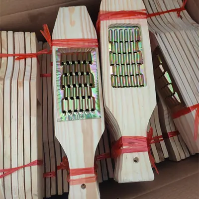 Factory price kitchen No. 14 stainless steel copper grater shredder vegetable cutter potato peeler wooden board grater factory - 12
