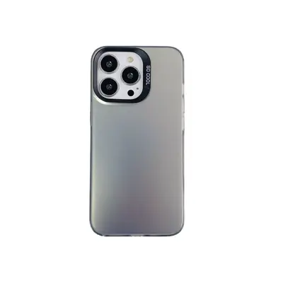 iPhone 16 Hülle in Silberfarbe, doppelschichtige Hartschale