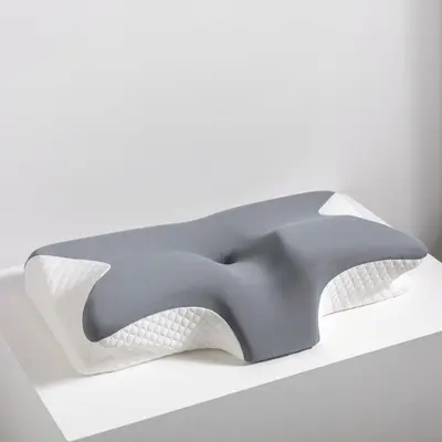 Butterfly-shaped memory foam neck pillow, portable - 8