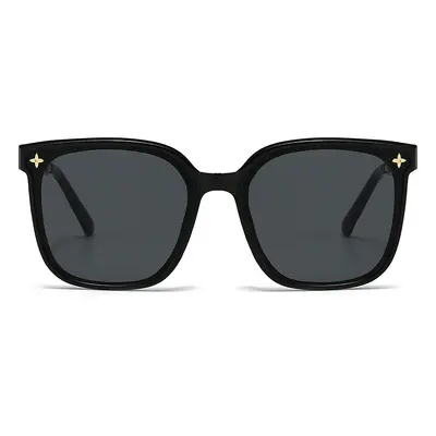 Oversized Frame Chain Sunglasses, UV400 Protection, Unisex - 3