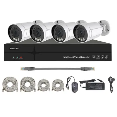 Tuya 4CH POE Überwachungsset mit 5MP NVR - 5