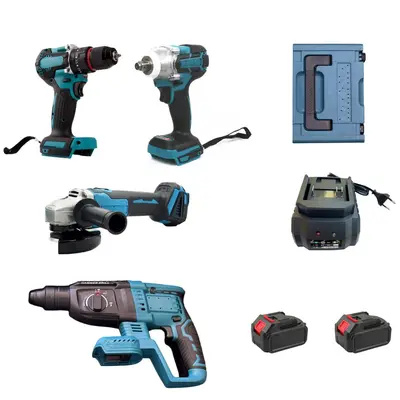 Electric drill set, 4-piece, industrial grade, high power - 7