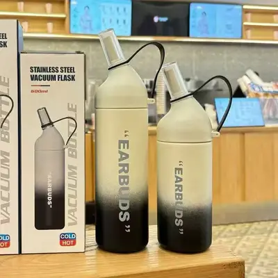 Yeni Model 316 Paslanmaz Çelik Termos Bardak, Kadın, Taşınabilir - 11