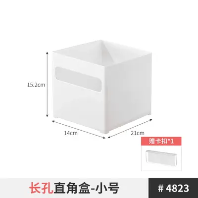Japanese-style kitchen storage box, retractable, rectangular - 6