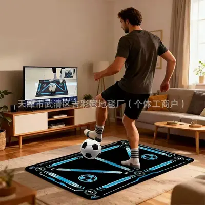 Diatomite Anti-Slip Football Training Mat, Soundproof - 3