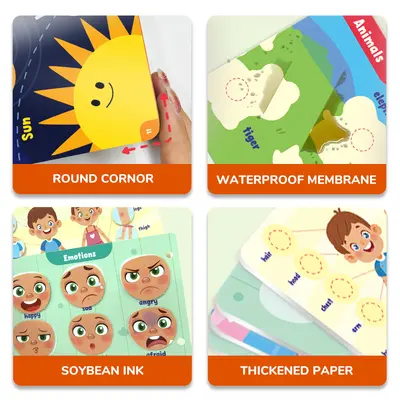 Quiet Book Busy Book, Multi-Theme Children's Activity Book - 6