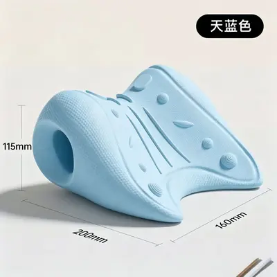 颈椎按摩枕指压枕牵引富贵包矫正器脊椎脖子疏通头肩颈部按摩器 - 9