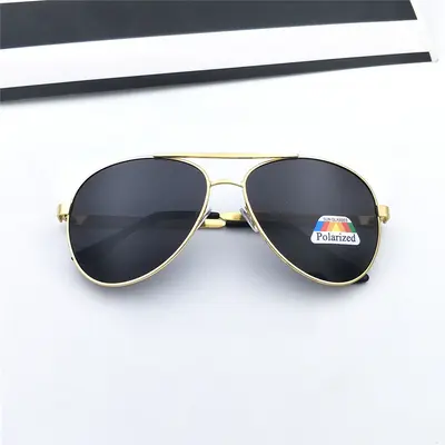 Polarized Men's Sunglasses, Driver Style Mirrored Lenses - 5