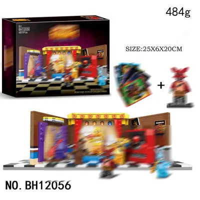 4,5 cm Oyuncak Ayı Yapı Blokları, 6 Model Minifigür Seti - 7