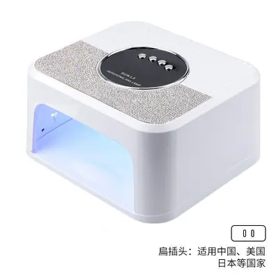 Kare elmas tırnak lambası, LED çift ışık, akıllı UV kurutma - 7