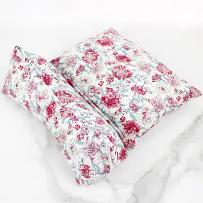 Buckwheat triangle cervical pillow with removable core - 8