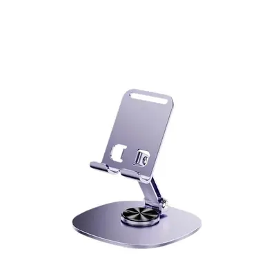 Metal döner telefon standı, katlanabilir masaüstü tablet tutucu - 6