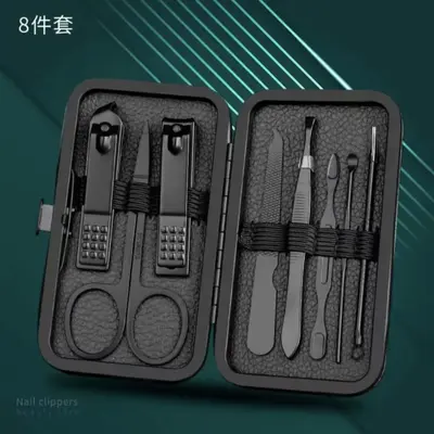 Men's Nail Clipper Set, Complete Kit, Dead Skin Remover, Pedicure Tool - 9