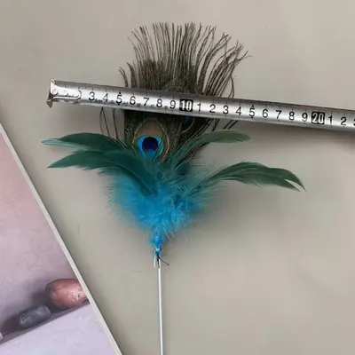 Feather Cat Teaser Wand, DIY Christmas Tree Ornament Craft Material