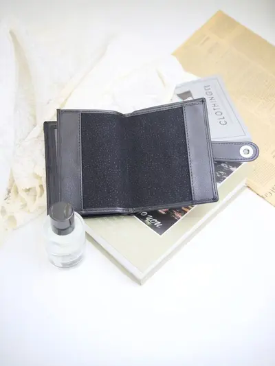 Portable passport holder with buckle, lightweight travel - 4