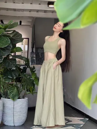 Lockere Pilates-Yogahose, außen tragbar, 5 Farben - 5