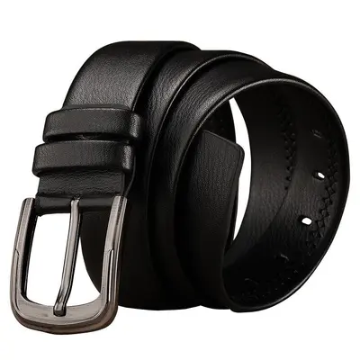 Simple hot style men's pin buckle belt Korea fashion comfortable belt men's belt trouser belt manufacturer wholesale